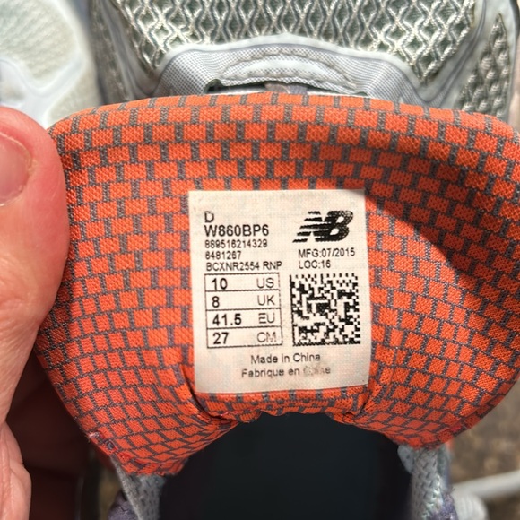 New Balance 860V6 Blue - Picture 6 of 6